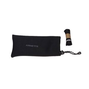 Authentic Arnette Sunglasses Microfiber Pouch Case /Cleaning Cloth Set Black New